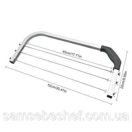 Професійна кондитерська струна для бісквіту 50 см. Cake Slicer 157-WW фото