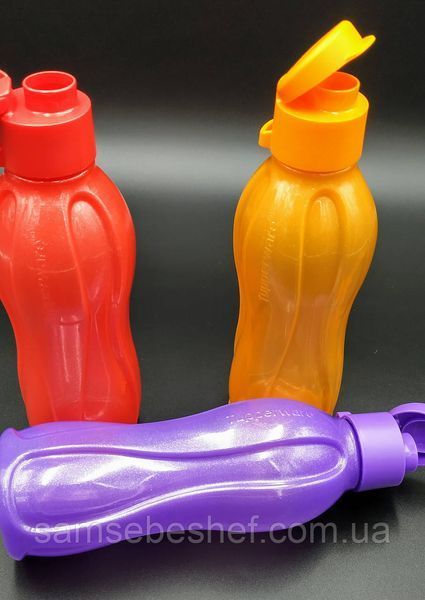 Tupperware еко-пляшка з клапаном 500 мл набір 3 штуки 3-500 фото
