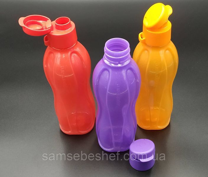 Tupperware еко-пляшка з клапаном 500 мл набір 3 штуки 3-500 фото
