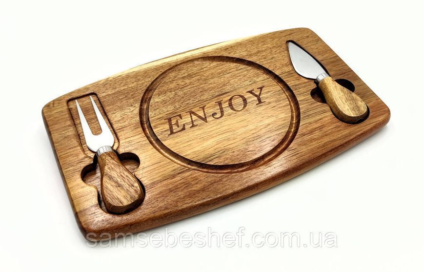 Доска для нарезки сыра и подачи Enjoy 28*17 см Enjoy-2 фото