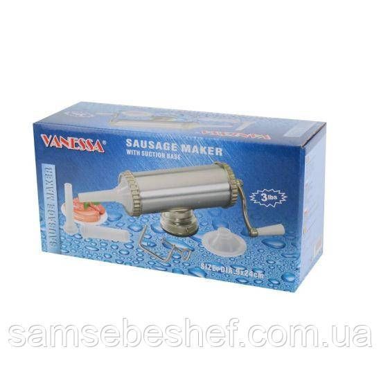 Колбасный шприц 1.5 кг горизонтальный Vanessa 27006 27006 фото