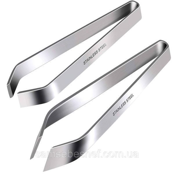 Пинцет для рыбы 2 штуки Плоский и Косой Stainless Steel 2-6408 фото