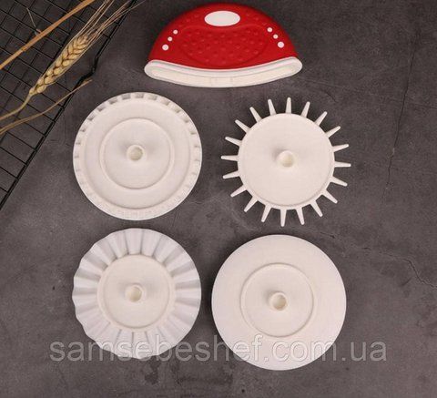 Ніж для тесту різак для піци з насадками Dough Prep Set 100812 фото