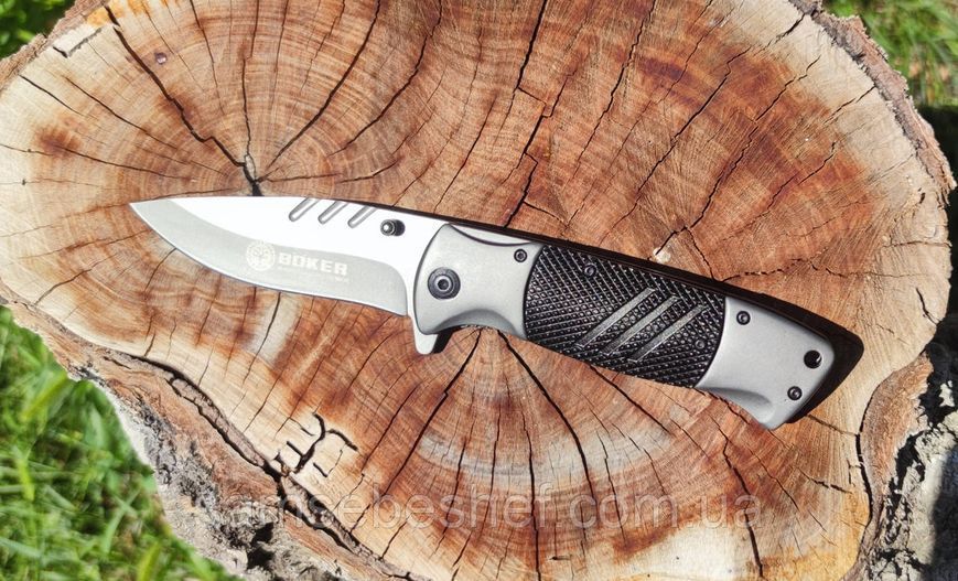 Туристичний ніж складаний Boker чорний F-83 фото