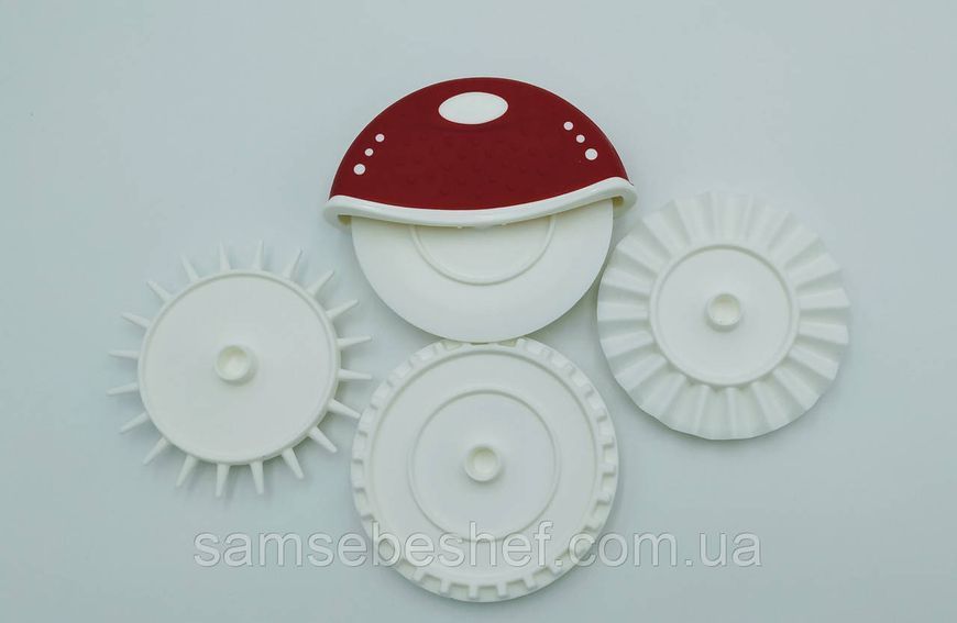 Ніж для тесту різак для піци з насадками Dough Prep Set 100812 фото