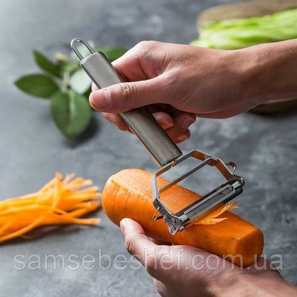 Овочечистка та шатківниця професійна 18*8.5 см S-18 фото