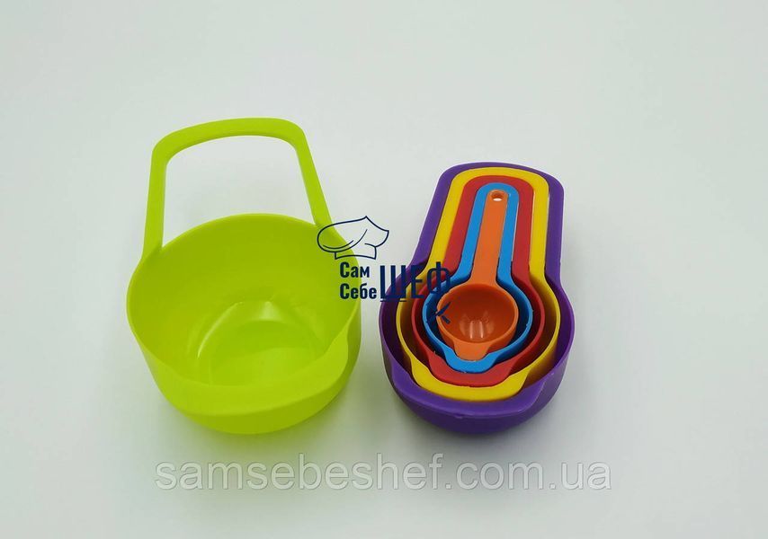 Набір мірних ложок 6 шт Measuring Cup 849-ММ фото