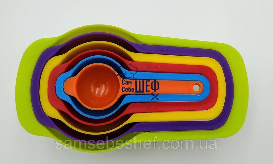 Набір мірних ложок 6 шт Measuring Cup 849-ММ фото