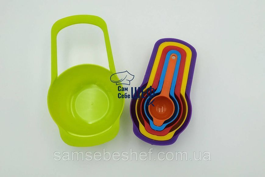 Набір мірних ложок 6 шт Measuring Cup 849-ММ фото