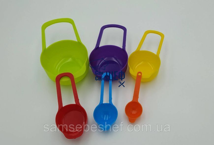 Набір мірних ложок 6 шт Measuring Cup 849-ММ фото