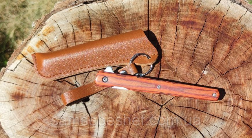Складаний ніж напівавтомат танто Flipper M390 Brown M390 фото