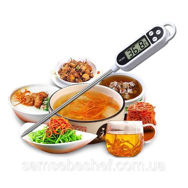 Харчовий кухонний термометр із щупом та LCD Digital Food Thermometr TP300 фото
