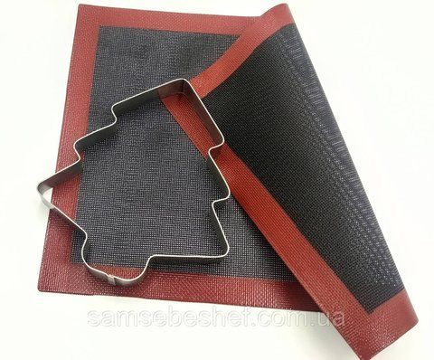 Форма для випічки з нержавіючої сталі "Ялинка" 20*18*2.5 см 5501 фото